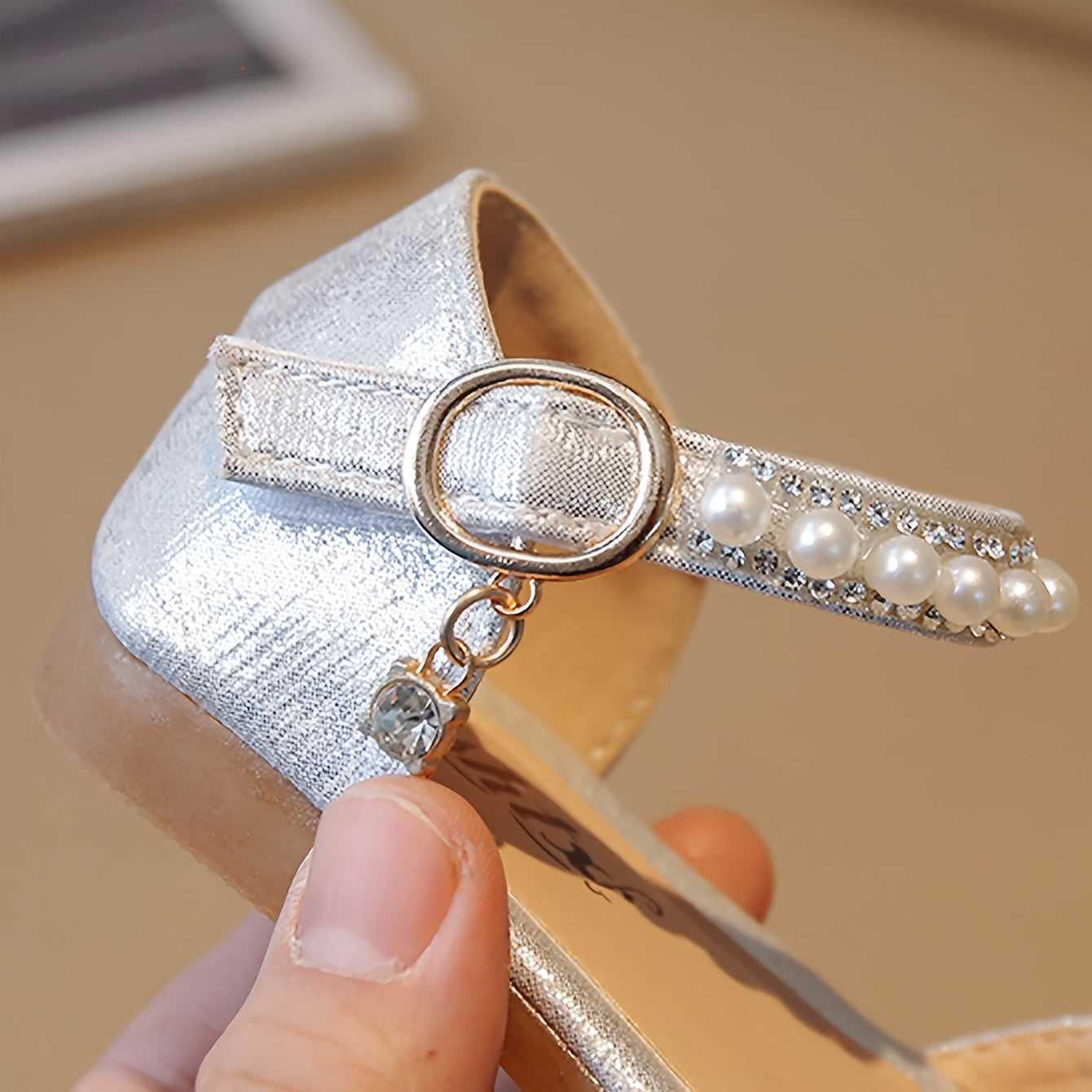 Girls Flat Shoes Sequin Butterfly Design Lightweight Casual Spring Fall