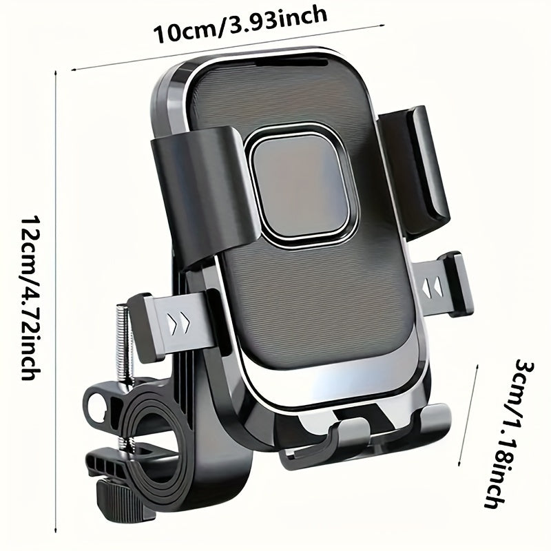 ABS Bicycle Phone Mount Anti-Shock 360° Rotation Quick Release GPS Compatible