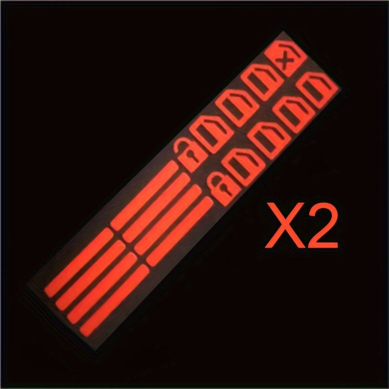 36PCS Luminous Car Stickers Fluorescent Auto Interior Night Vision Decals