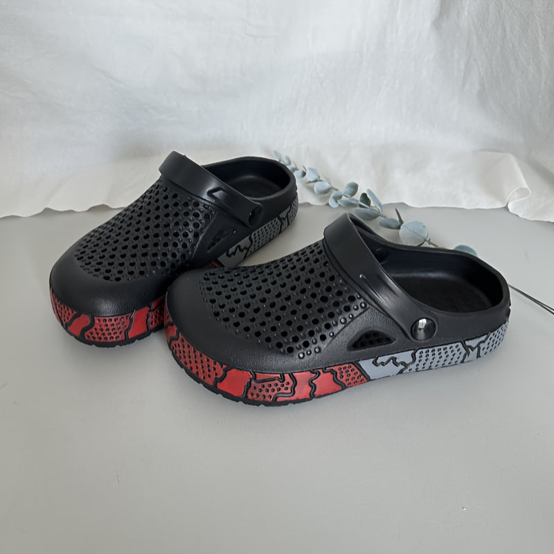 Женские дышащие шлепанцы из EVA двухцветные с вентиляцией, повседневная обувь