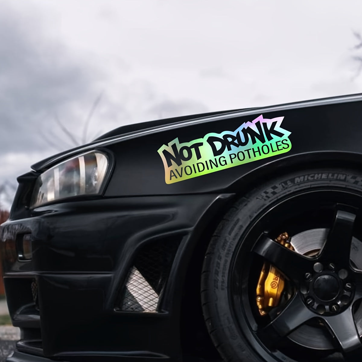 Унисекс виниловая наклейка с самоклеящимся глиттером и геометрическим узором для украшения окон автомобиля