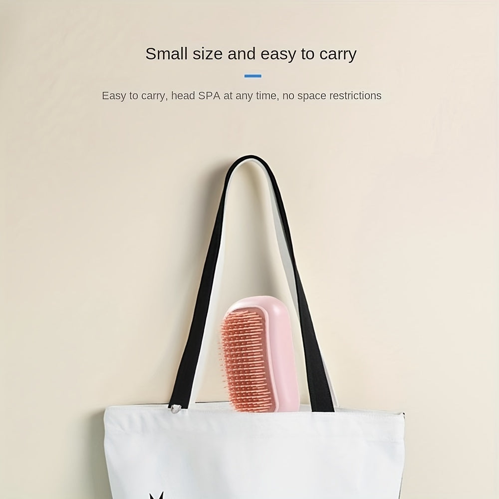 Portable Electric Scalp Massager with High Frequency Vibration Ergonomic Design Hair Brush and Comb