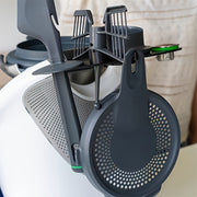 Kitchen Storage Rack for Cooking Machine Accessories Holds 5 Tools White