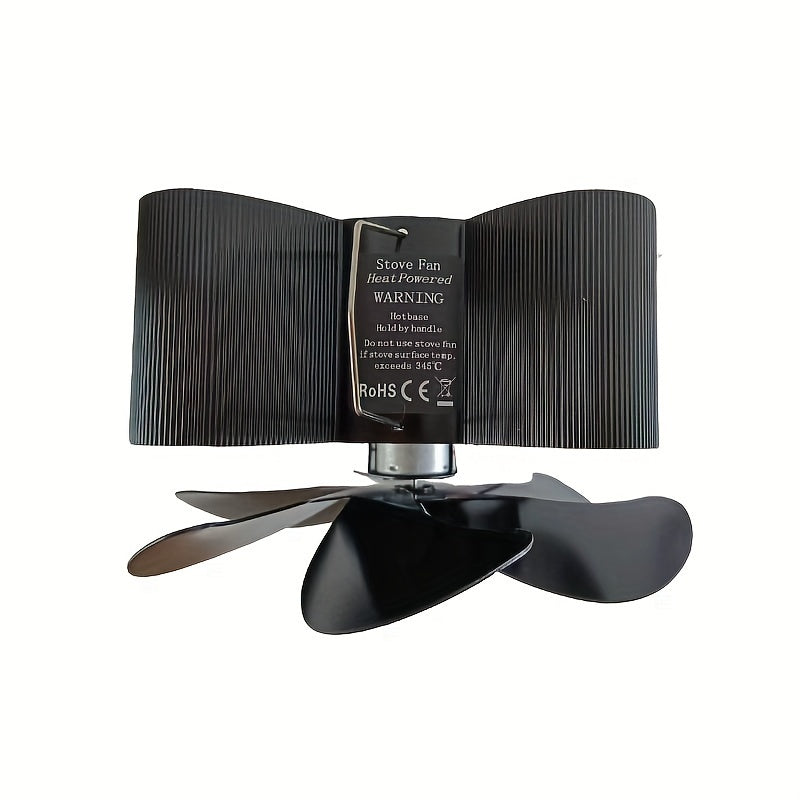 6-bladed sichqoncha shaklidagi pechka ventilyatori alyuminiy, batareka talab qilmaydi, isitish va sovutish uchun