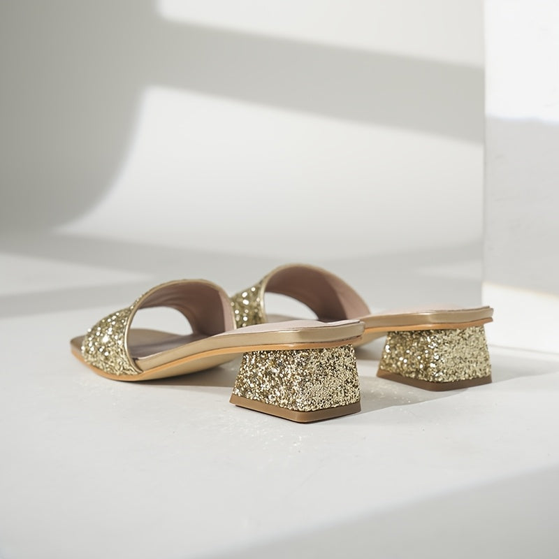 Ayollar uchun ochiq barmoqli slaydlar tashqi tekis sandalilar PU qalin poyabzal yozgi poyabzal