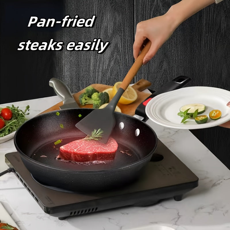 Uchta qozon to'plami, tosh qozon, qovurish panasi va qaynatish qozoni. Oila ovqatlari va qovurish uchun mukammal, oson pishirish uchun yopishmaydigan qoplama bilan. Steyklar va Xitoy taomlari uchun ajoyib.