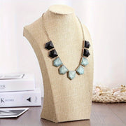 Манекен для демонстрации из полиэфирного волокна для украшений и аксессуаров, модель шеи