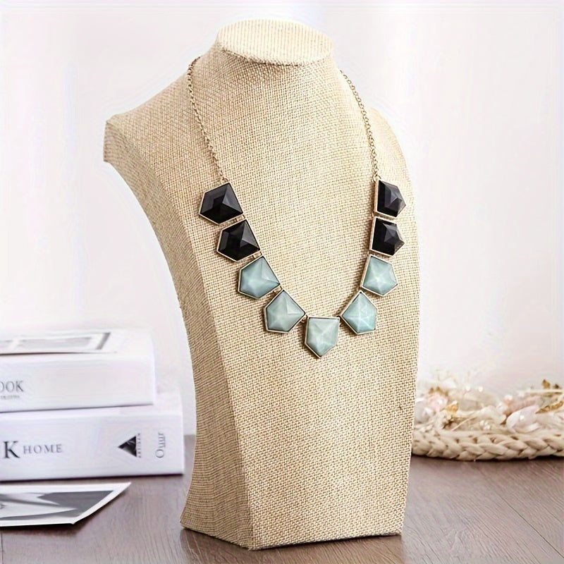 Манекен для демонстрации из полиэфирного волокна для украшений и аксессуаров, модель шеи