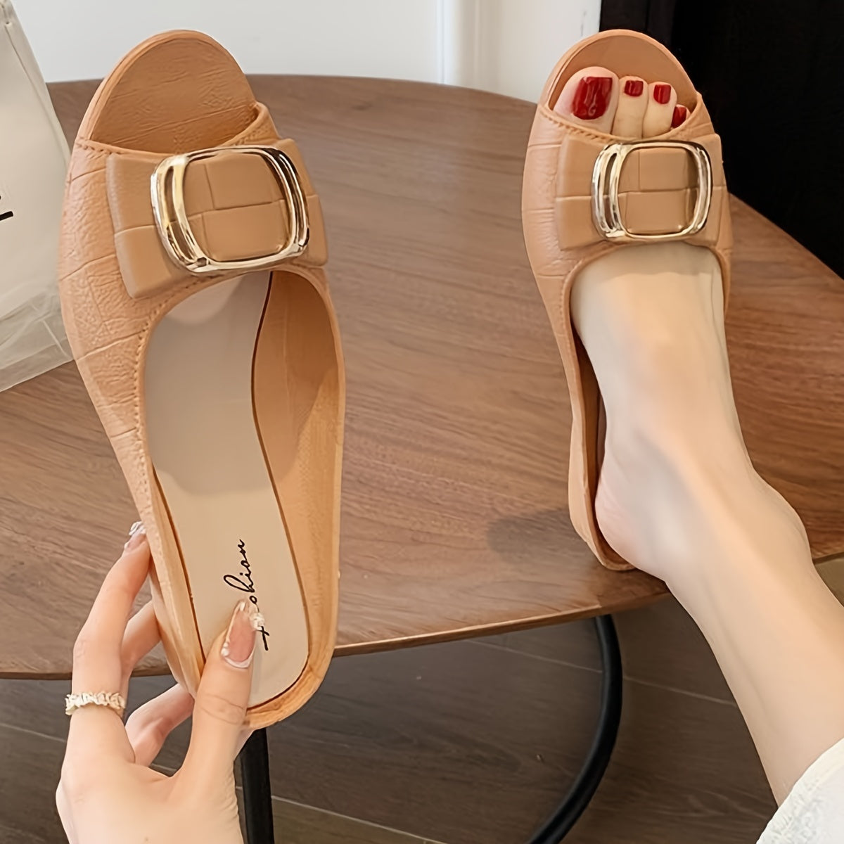 Женские платформенные сандалии на Slip On, туфли на танкетке, летние, удобные, легкие