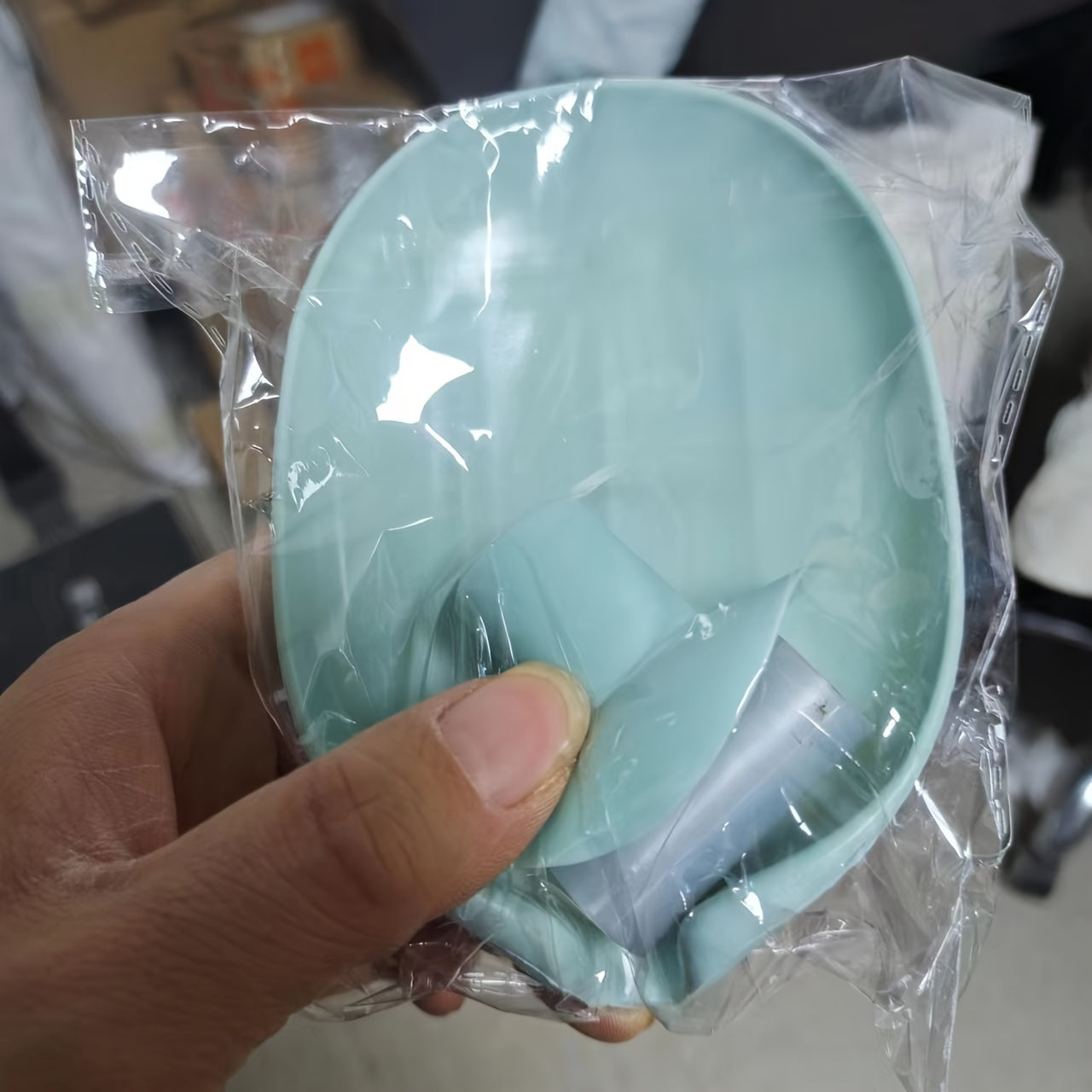 Jabonera en forma de hoja con soporte de ventosa y estante drenante para baño