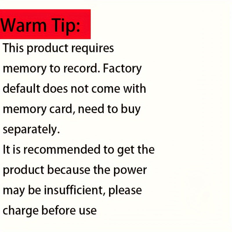 Portable Sports Action Camera 1080P HD Night Vision 180° Rotatable Lens