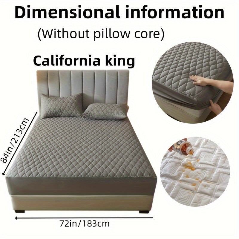 Fitted Sheet Set for 2/3 Bed Waterproof Deep Pocket Pillowcases Bedroom Guest Hotel