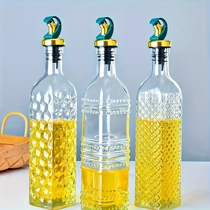 Reusable Vinegar Bottle Stopper with Automatic Opening and Spill-Proof Design for Kitchen and Restaurant Use