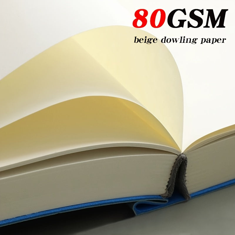 A5 Faux Leather Notebook 760 Pages Minimalist Soft Cover Sketch Doodle College Adults