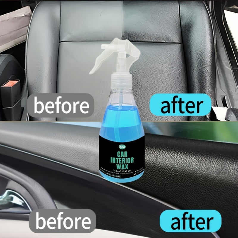 Spray restaurador de plástico para interiores de coche multiusos para tablero, neumáticos y goma