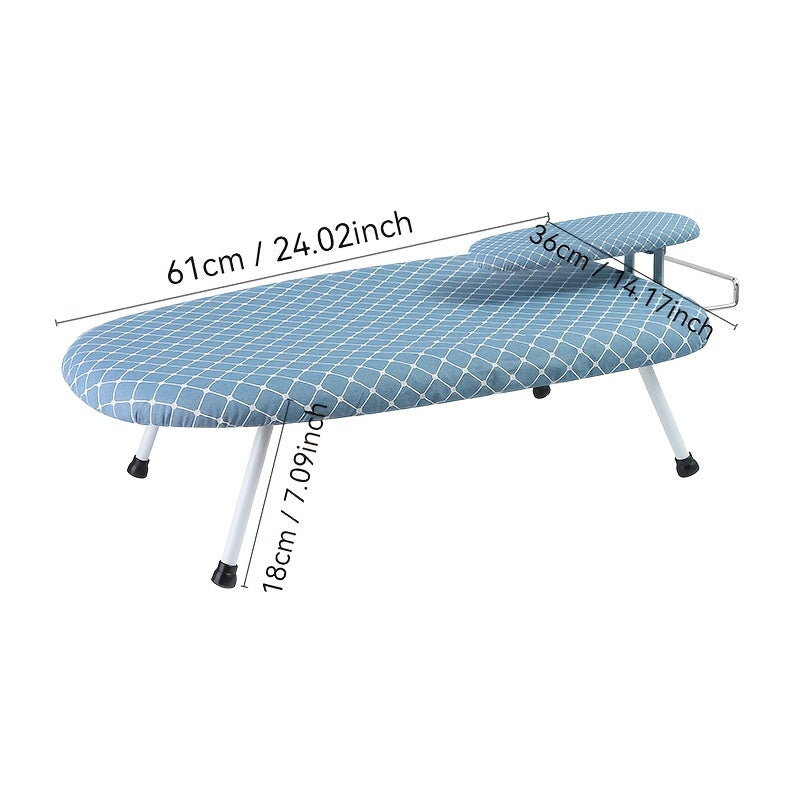 Sturdy Ironing Board with Foldable Legs and Detachable Cover