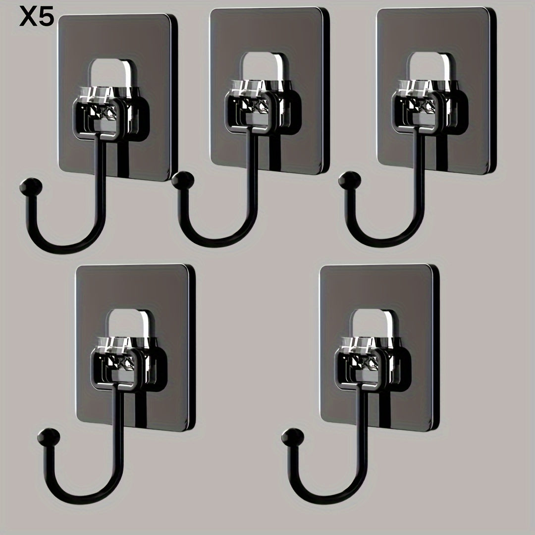 Ganchos de pared autoadhesivos de uso pesado, impermeables, para baño, cocina, toallas, llaves