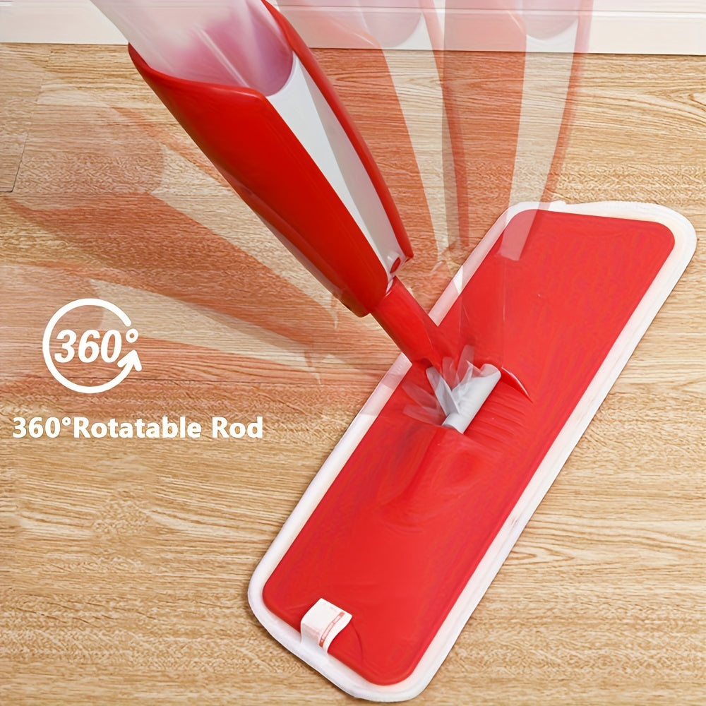 Ko'p maqsadli spray mopu to'plami - Nam va quruq tozalash uchun mukammal, 2 ta mop boshli bilan birga, uy va tijorat foydalanishi uchun ajoyib.