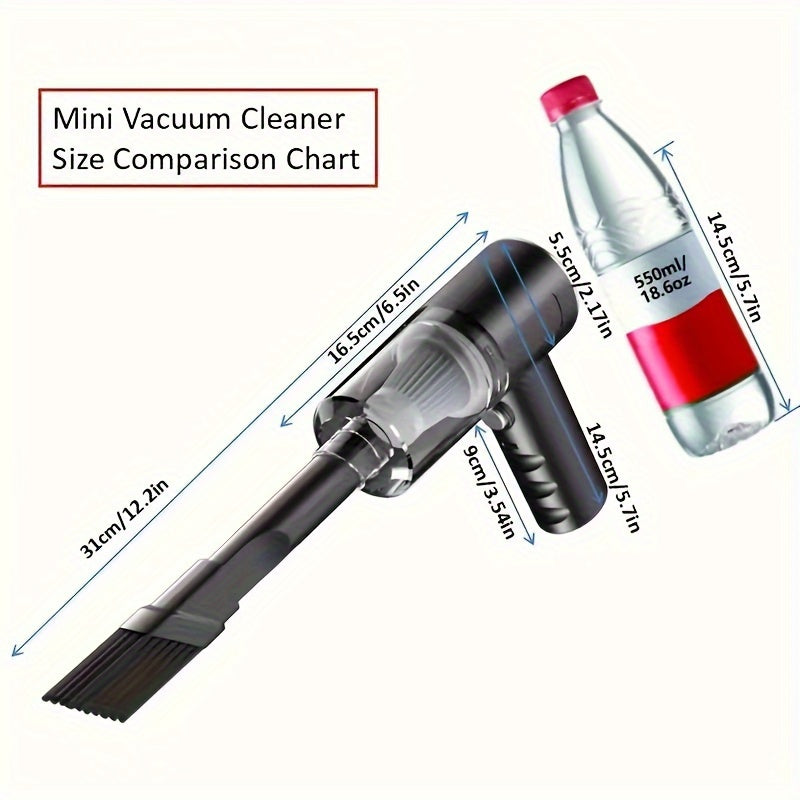 Handheld Vacuum Cleaner with Strong Suction Rechargeable Cordless for Car Office Home