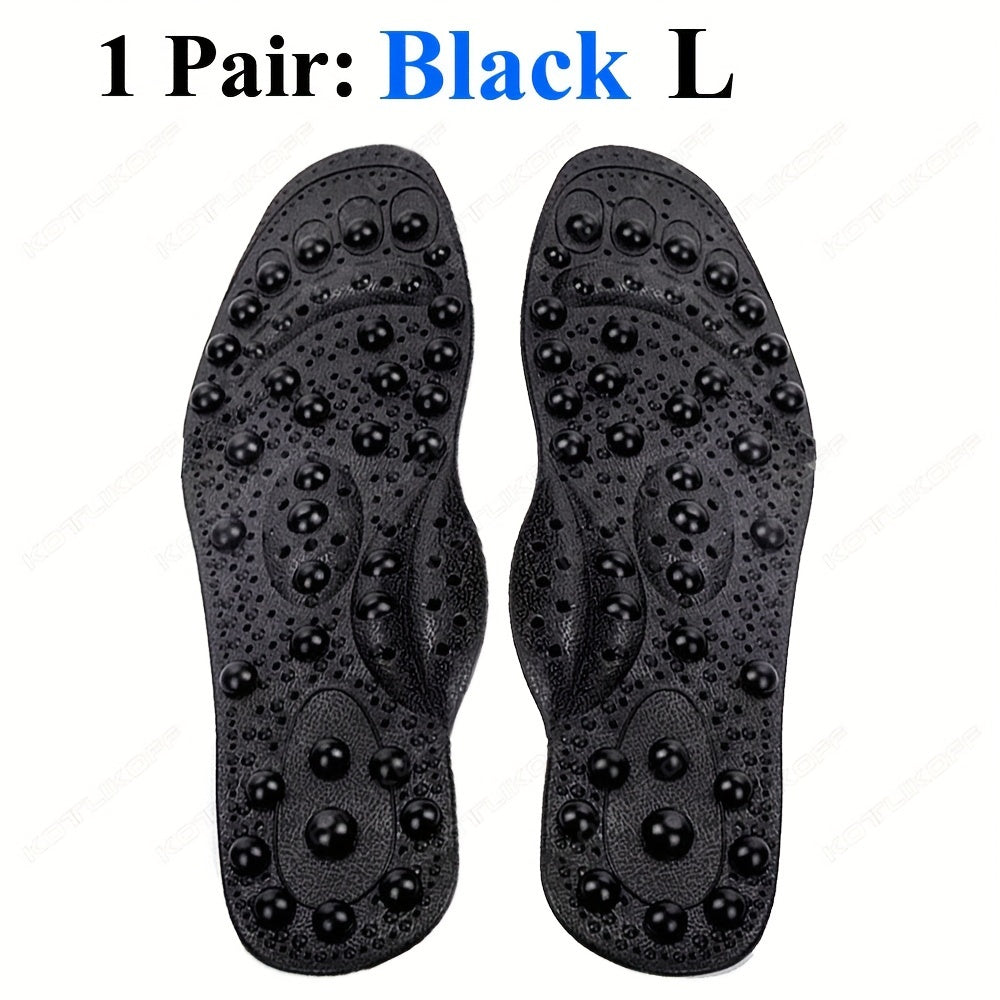 Unisex Magnetic Shoe Insoles with Massage Points for Comfortable Walks