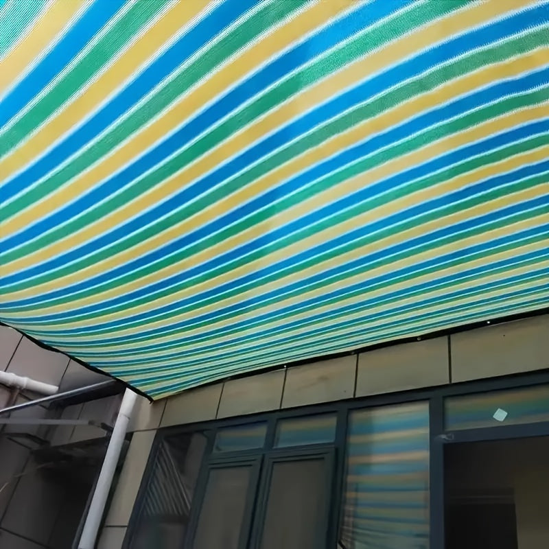 Outdoor UV Protected Sun Shade Mesh with Reinforced Edges and Grommets