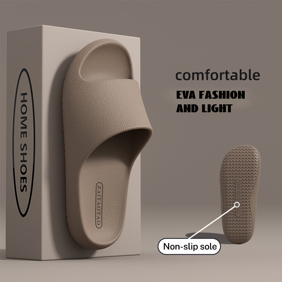 Women's EVA Slides Open-Toe Breathable Non-Slip Comfortable Purple