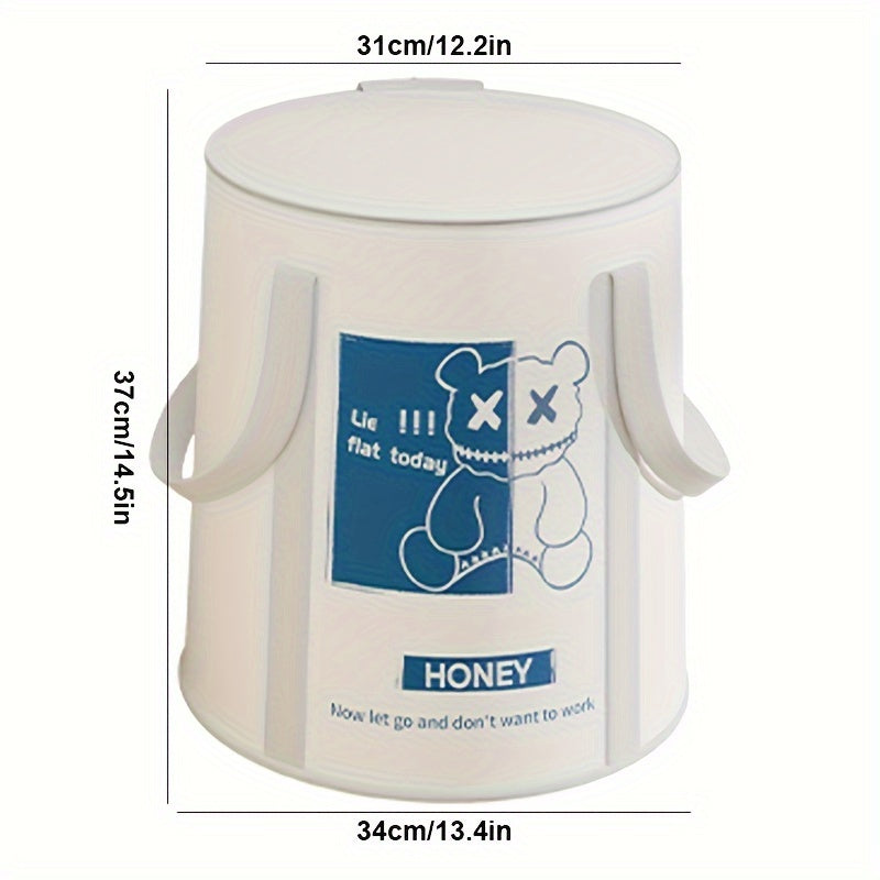 Portable Foot Spa Tub with Reinforced Lid and Storage Bag for Home and Travel