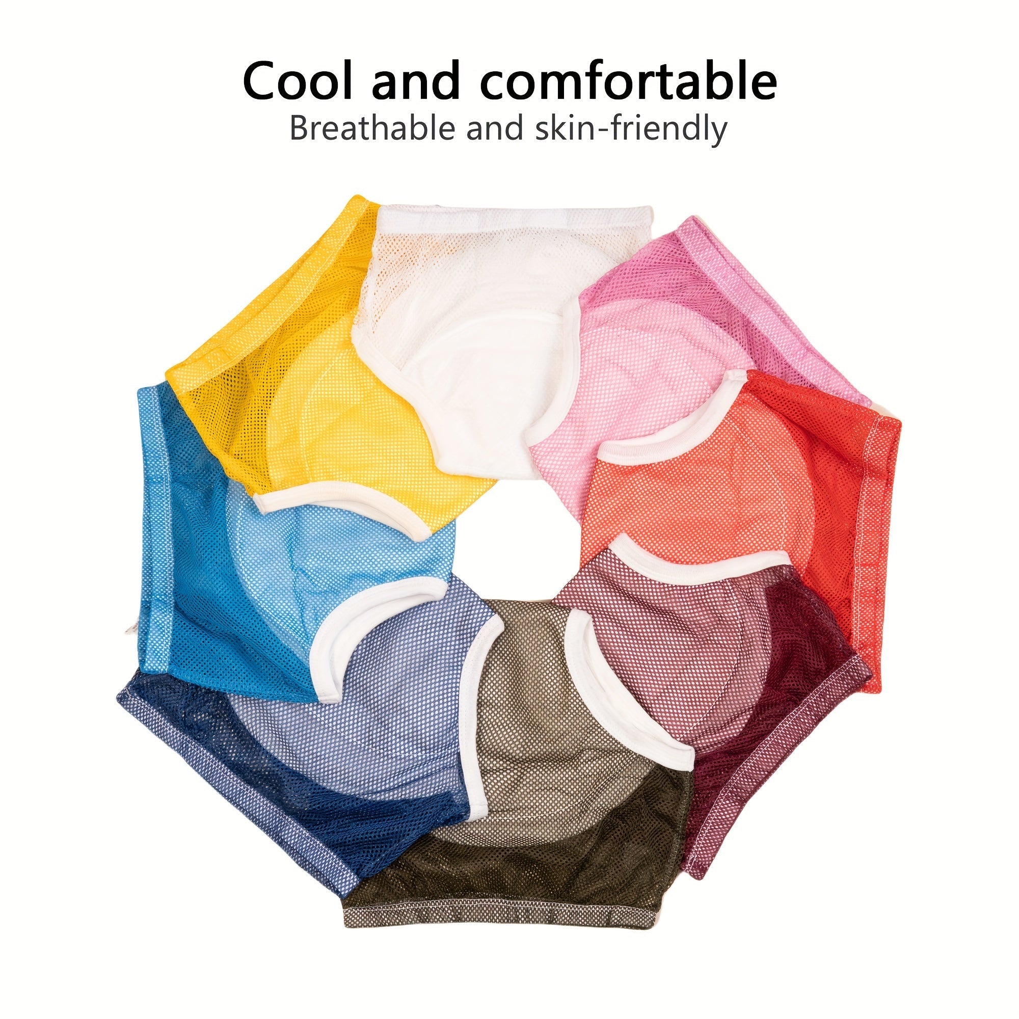 Набор из 2/4 дышащих сетчатых штанишек для приучения к горшку для мальчиков - однотонные многоразовые подгузники, идеально подходящие в качестве подарков на Хэллоуин и Рождество