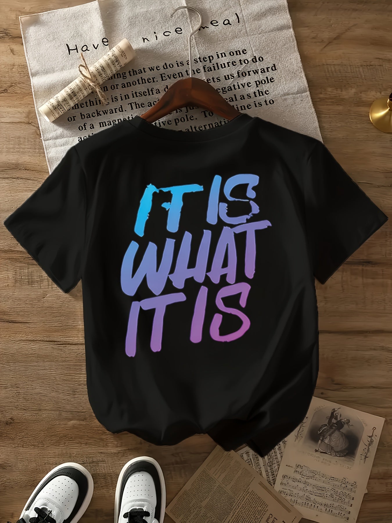 Plus Size Women's Oversized Graphic T-Shirt Casual Short Sleeve Summer Top