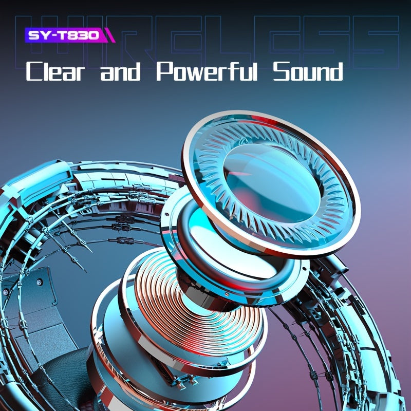 Auriculares inalámbricos para juegos con aislamiento de ruido, latencia baja de 45 ms, batería de larga duración, tipo C