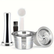 Filtro de café de acero inoxidable para máquinas de espresso reutilizable y duradero