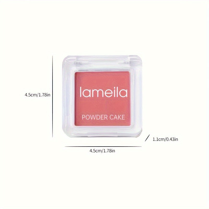Женская матовая пудра для румян — водостойкая, розовый оттенок
