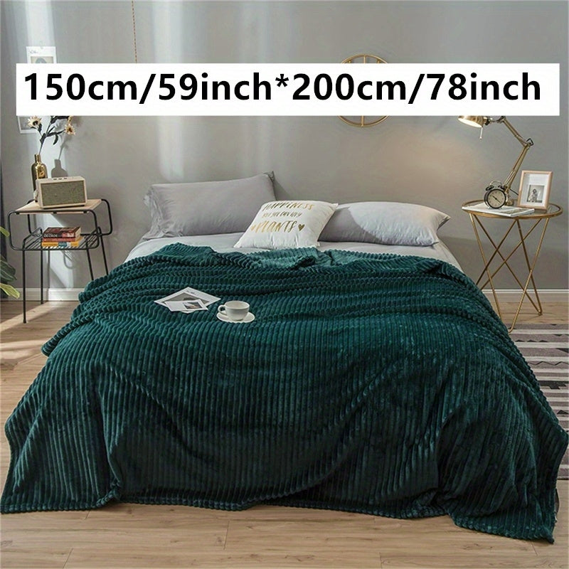 Faux Rabbit Fur Bed Blanket Soft Plush Throw for Bed Couch 50x60 Inches