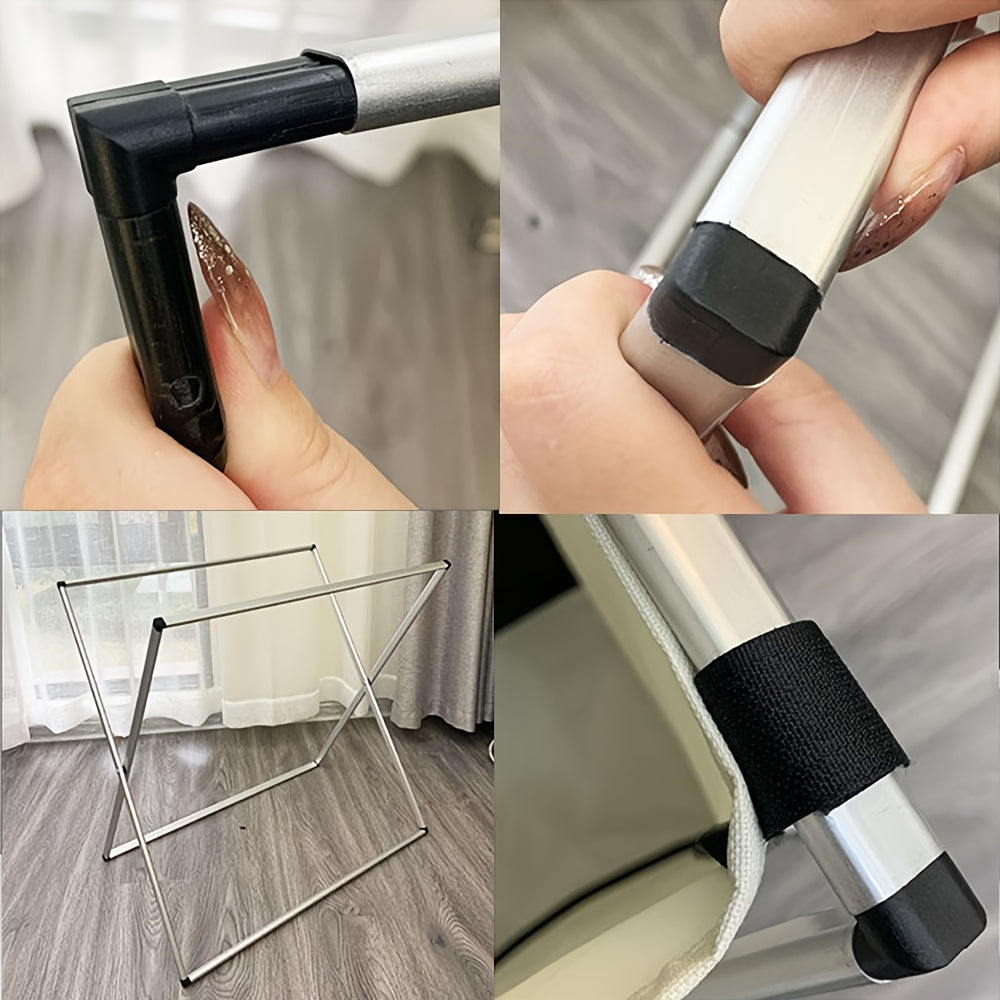 Large Capacity Foldable Laundry Hamper with 3 Sections Waterproof 19 Inch Tall Storage Basket