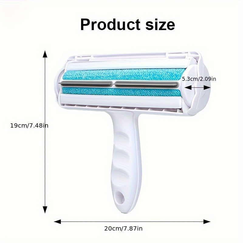 Pet Hair Remover Reusable Lint Roller for Cats and Dogs Portable Multi-Surface Fur Removal Tool