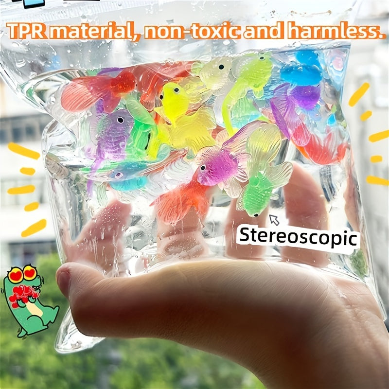 Floating Goldfish Cat Toy with Realistic Swimming Fish Durable Plastic Indoor Outdoor