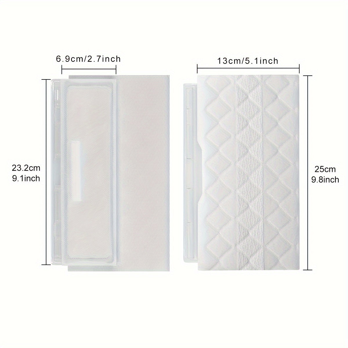 20pcs Disposable Steam Mop Replacement Pads for Floor Cleaning Deep Dust Removal