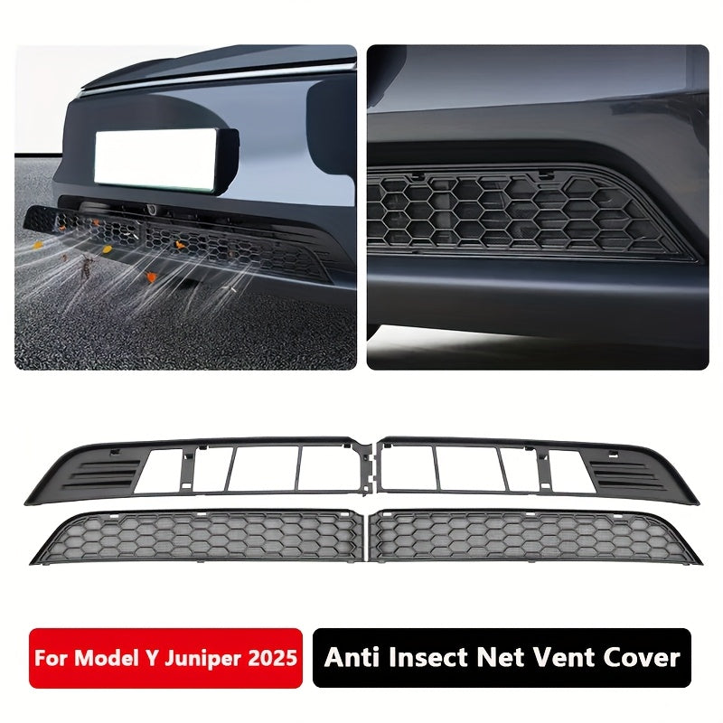 Car Front Bumper Mesh Cover for Tesla Model Y Insect Vent Protector