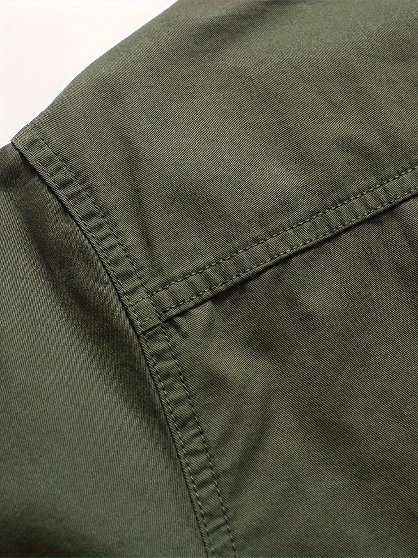 Мужская хлопковая повседневная рубашка с длинным рукавом, однотонная, свободного кроя, с лацканами, карманами, для весны и осени