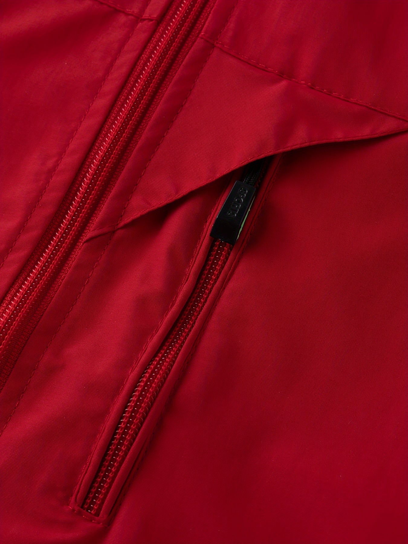 Men's Black Woven Polyester Sleeveless Vest with High Collar and Multiple Zipper Pockets for Outdoor Activities