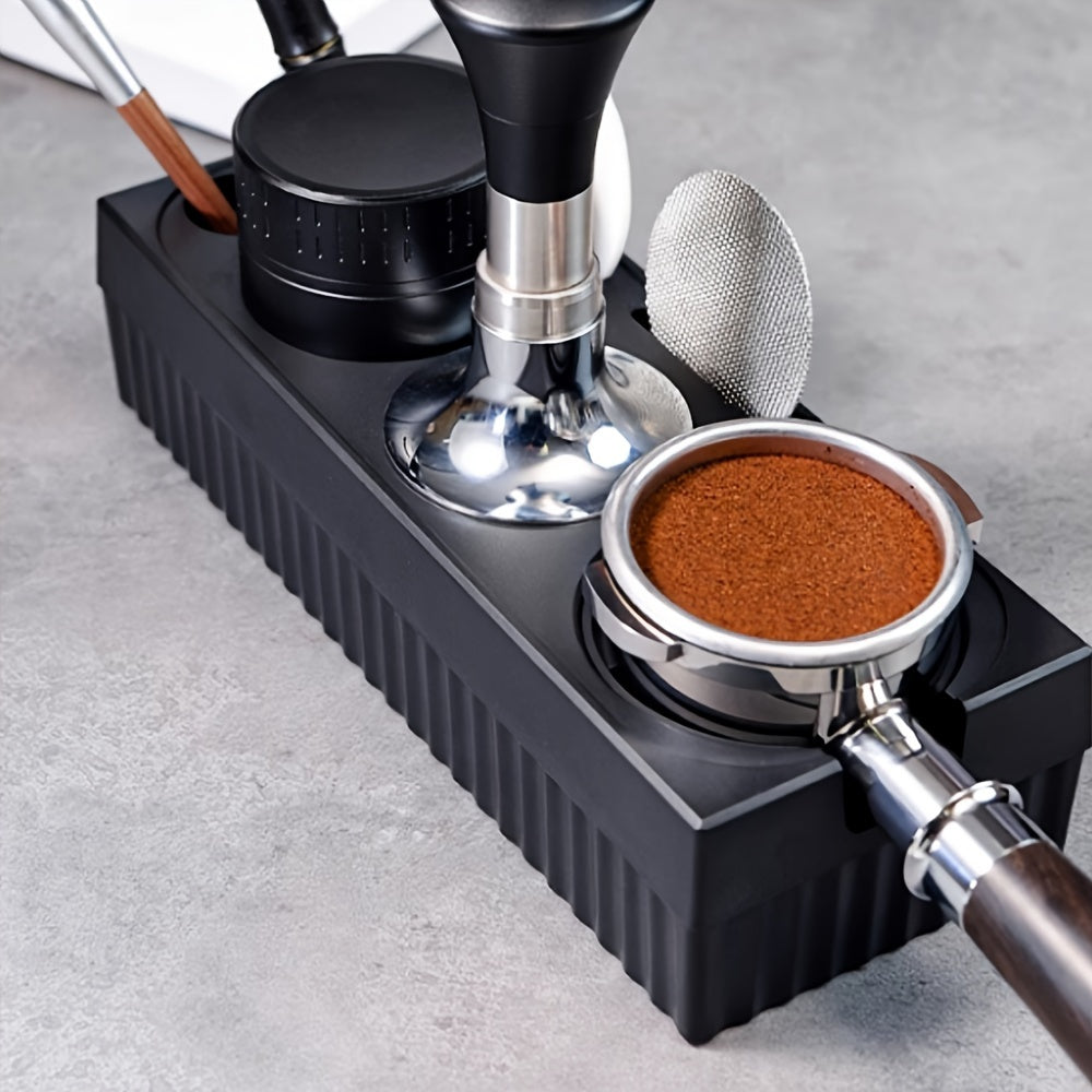 Coffee Tamper Mat and Portafilter Holder for 51/53/58mm Espresso Machines