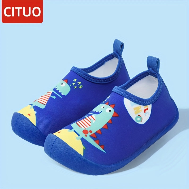 Kids Water Shoes Boys Girls Mermaid Beach Slip-On Non-Slip Quick-Dry Breathable Fabric for Spring Summer
