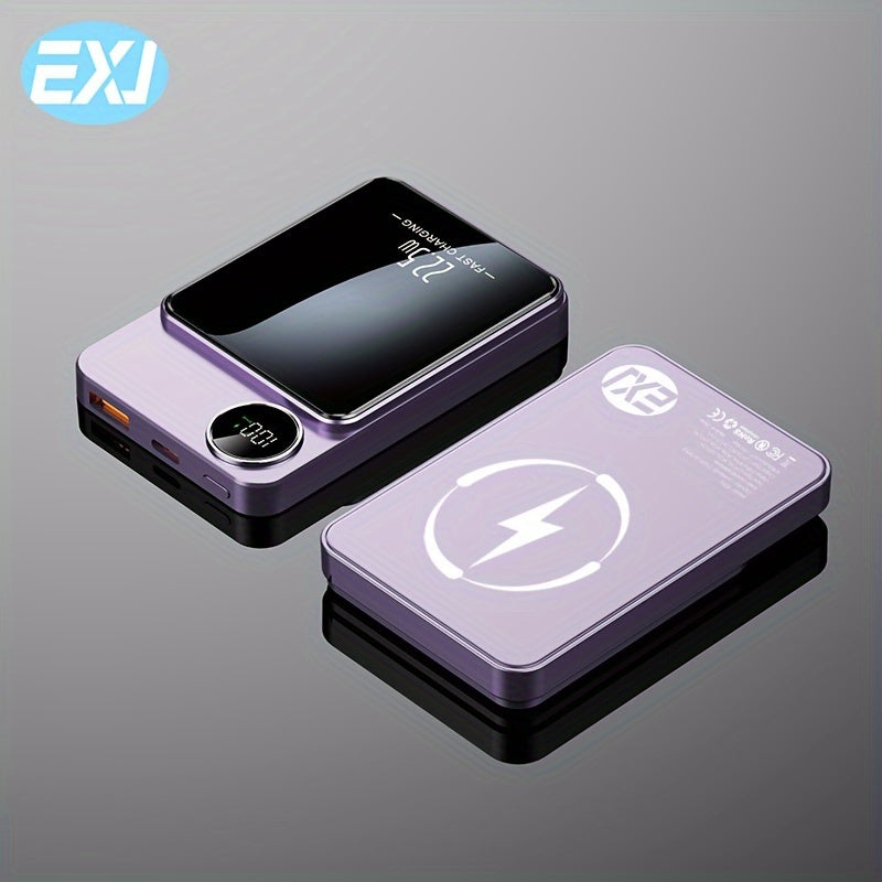 10000mAh Power Bank with Fast Charging Wireless Charging and LED Display for iPhone and Devices