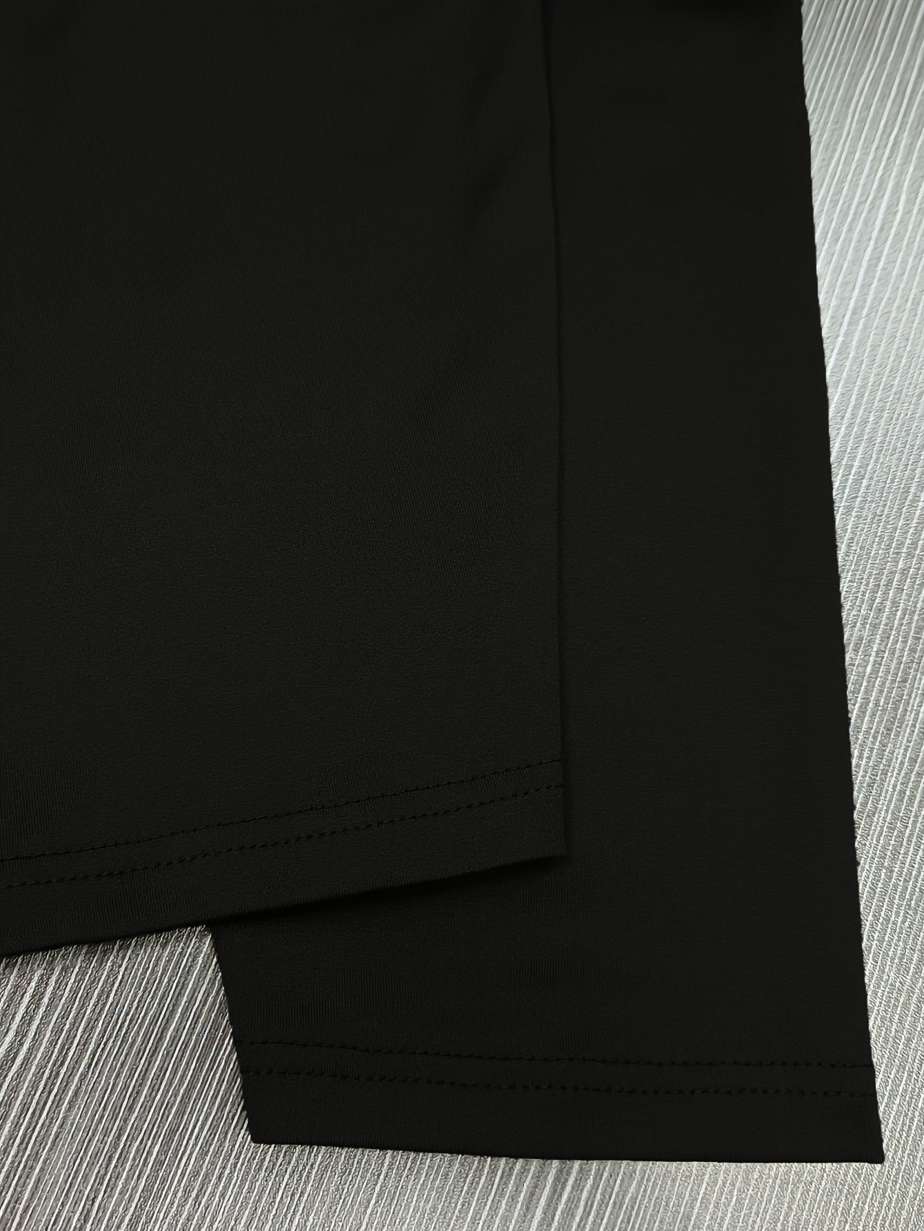 Women's Plus Size High-Waisted Mesh Panel Leggings Black White Sides Athletic Pants