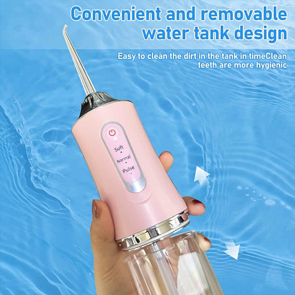 Cordless Water Flosser Oral Irrigator for Deep Teeth and Gum Cleaning