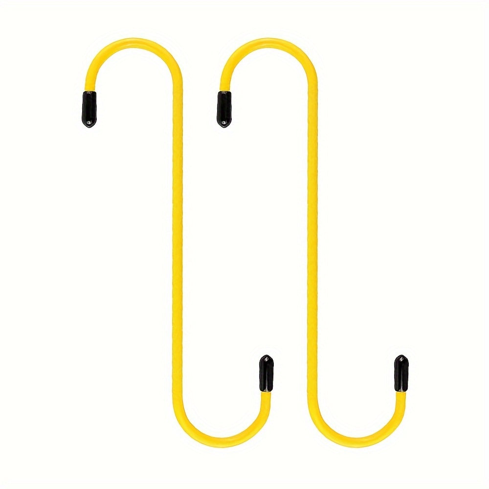 2Pcs Steel Brake Caliper Hangers with Rubber Tips for Auto Repair