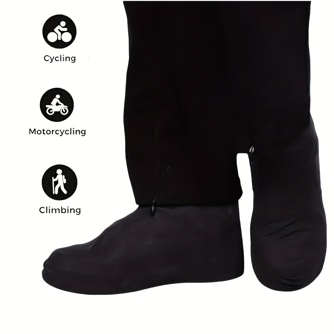 Uniseks lateks suv o'tkazmaydigan yomgʻir poyabzali, qayta ishlatiladigan, sirpanmaydigan poyabzal qoplami