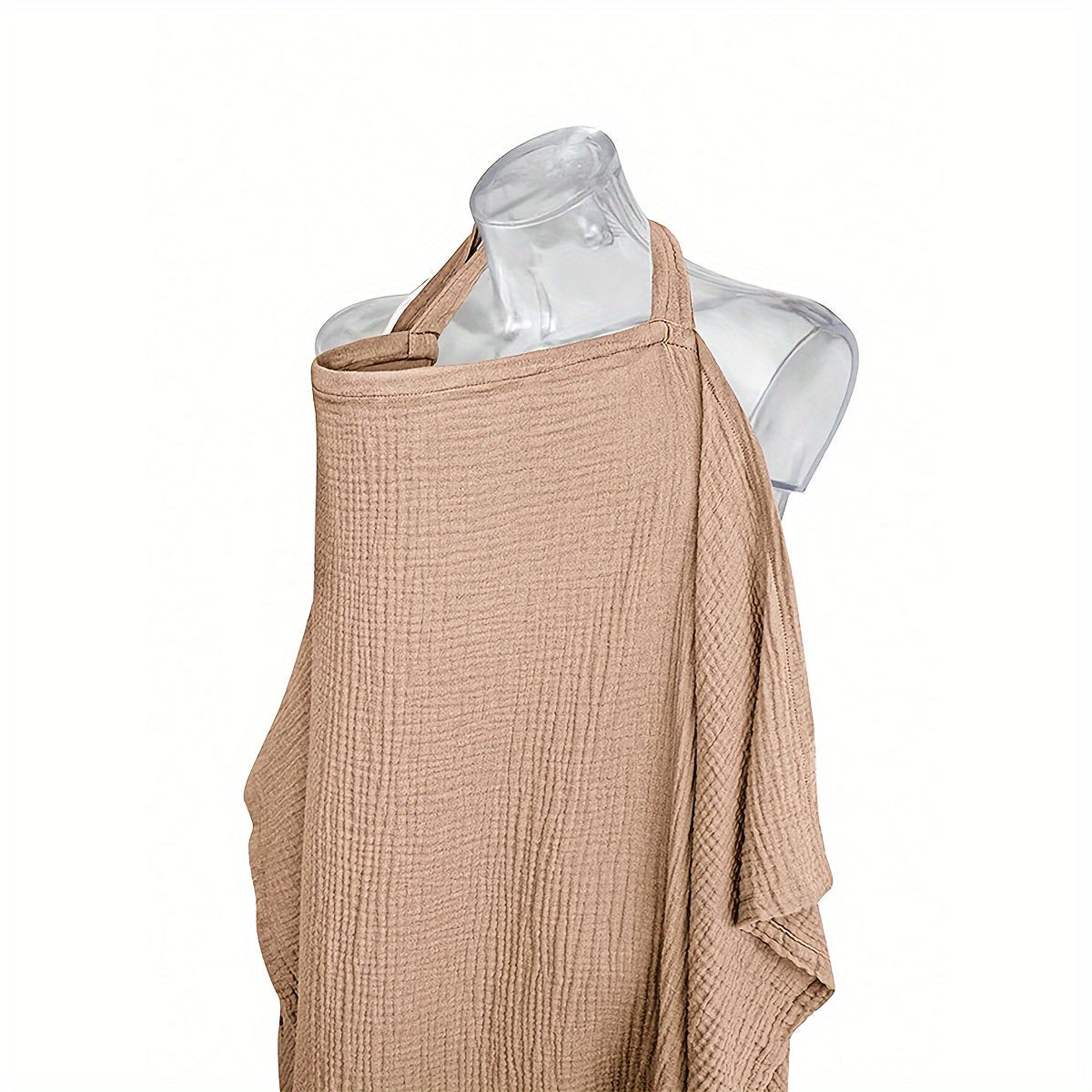 Breathable Nursing Cover for Breastfeeding Shawl Towel with Adjustable Fit