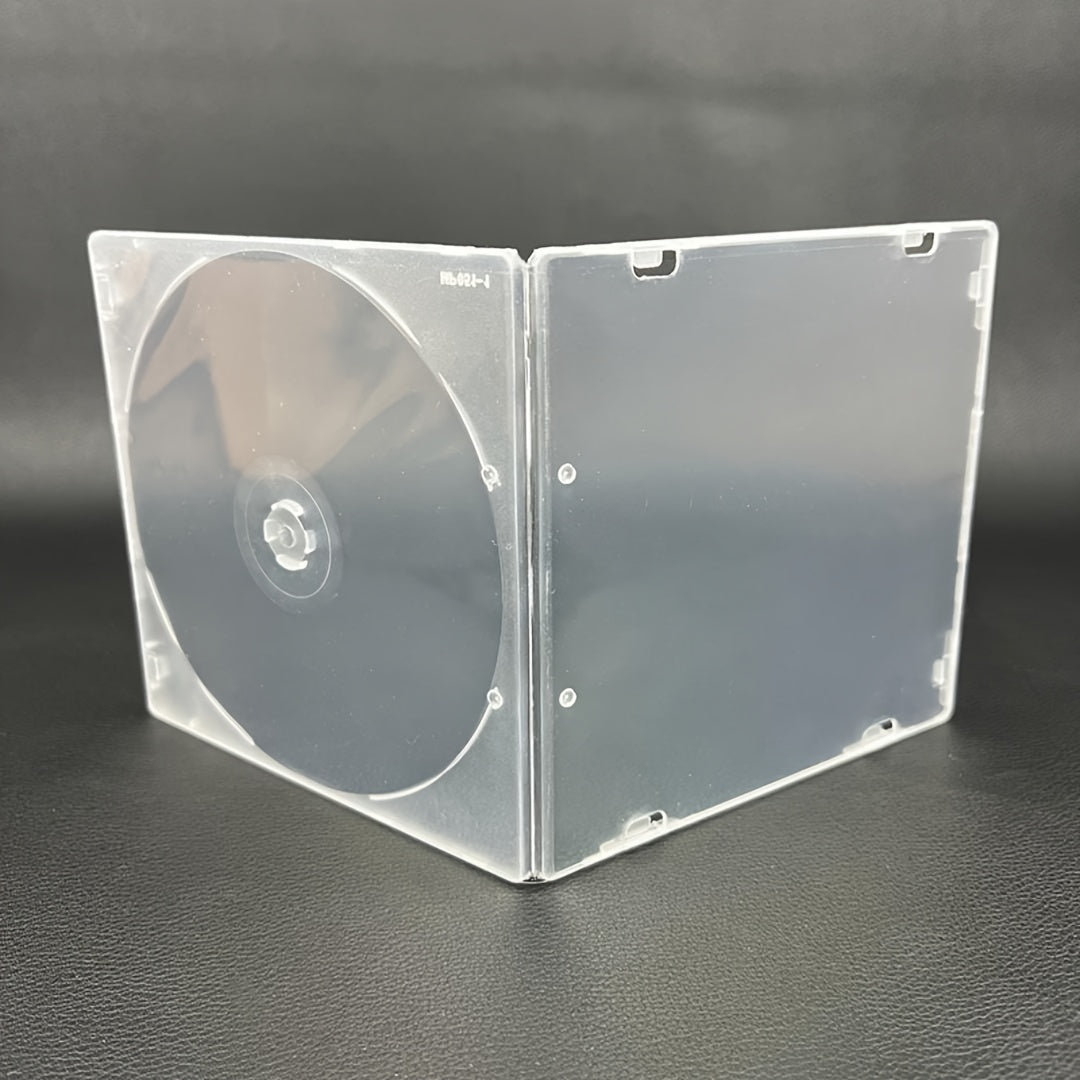 12/6 Pieces Transparent Square CD Storage Box for Albums and Covers