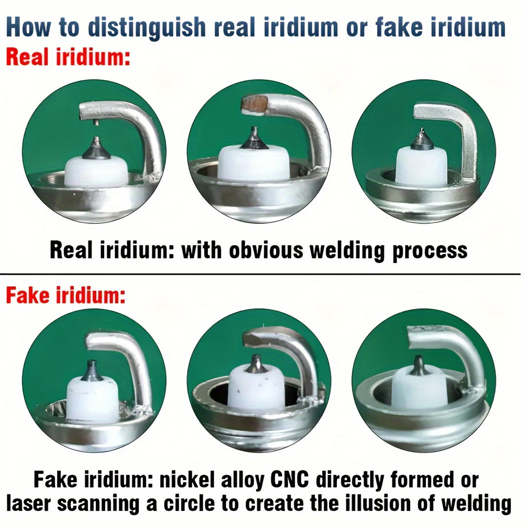 4 Pack Iridium Power Spark Plugs High-Performance for Car Vehicles Compatibility